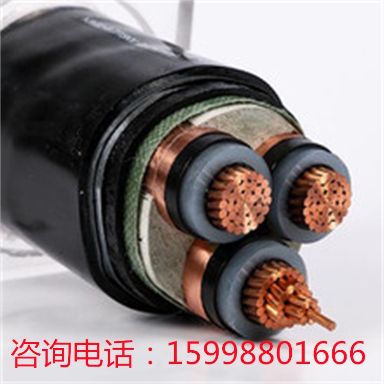 津达 国标 铜芯高压铠装电缆 YJV22 8.7/15KV 3*300